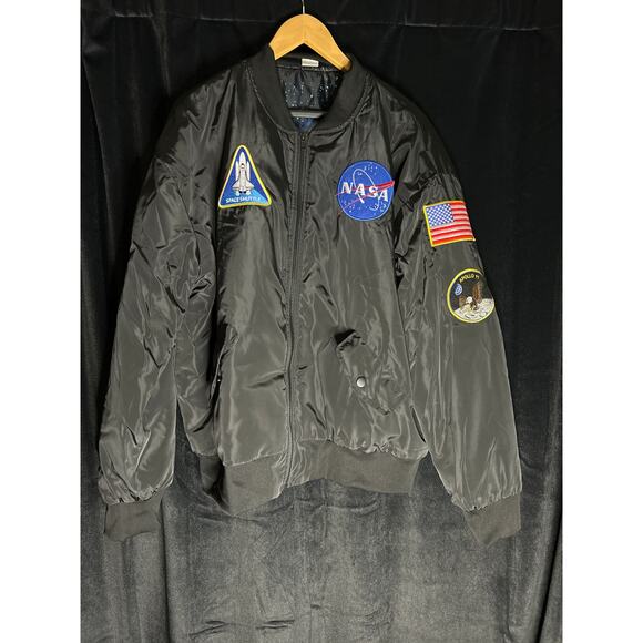 Spirit Halloween NASA Bomber Jacket XL – Space Explorer Vibes - Picture 1 of 8